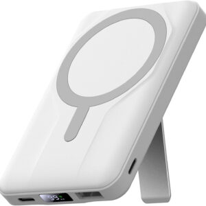 Azmuth Wireless Portable Charger with Stand, Slim 10000mAh Magnetic Power Bank for Magsafe, 22.5W Fast Charging Battery Pack with Digital Display Compatible with iPhone 17/16/15/14/13/12 Series